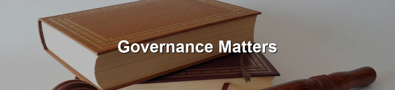 Governance Matters