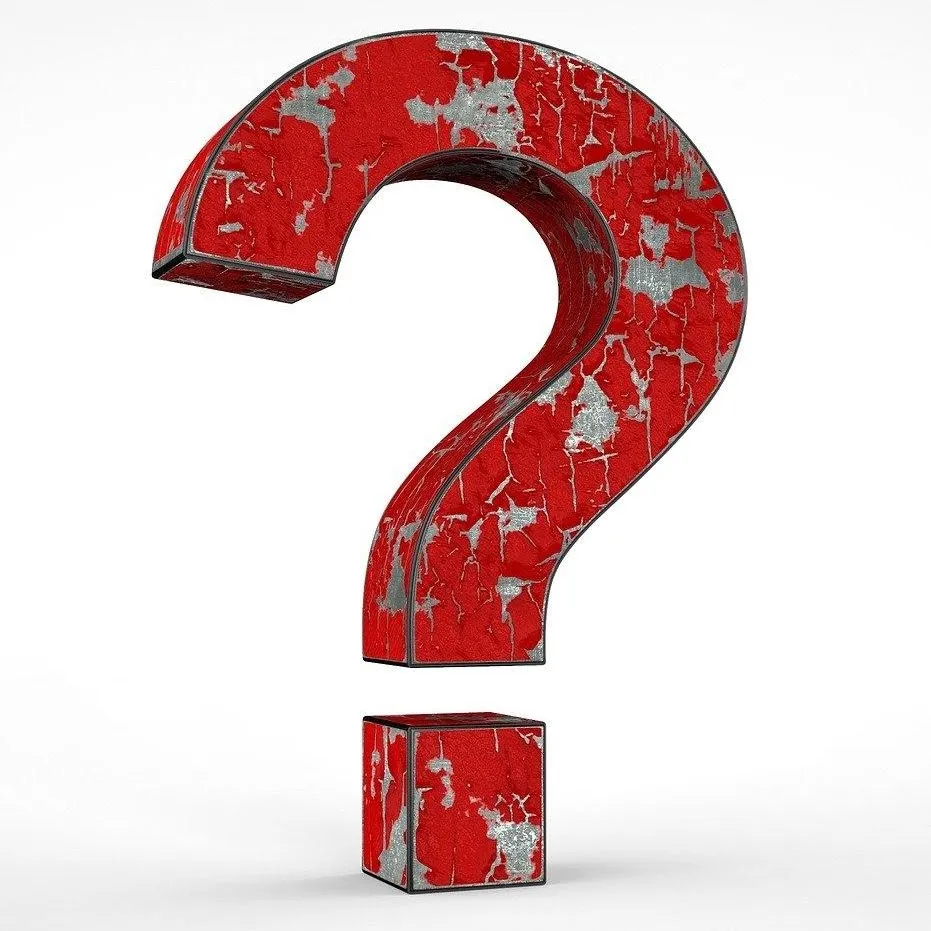 WHY, question mark