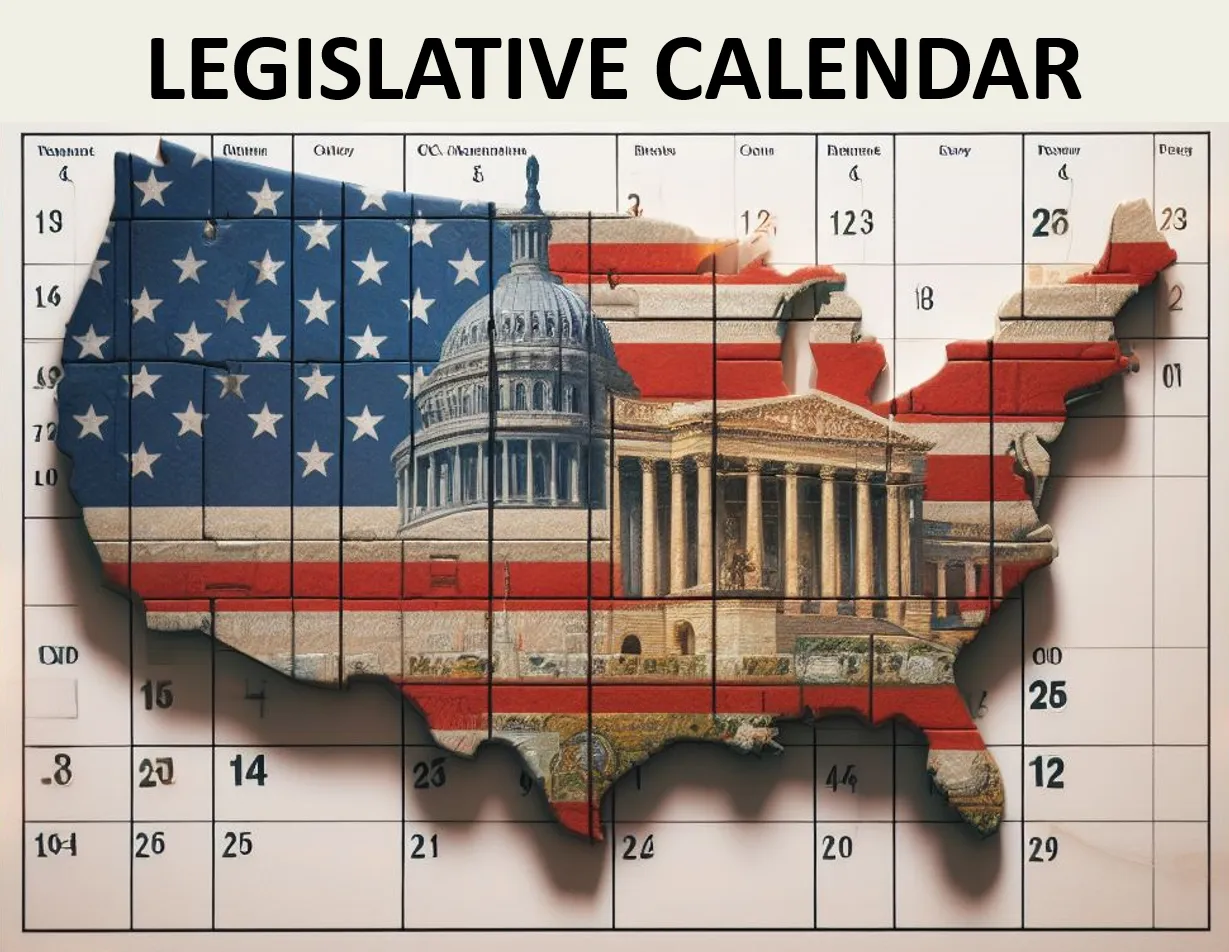 2024 Legislative Calendar