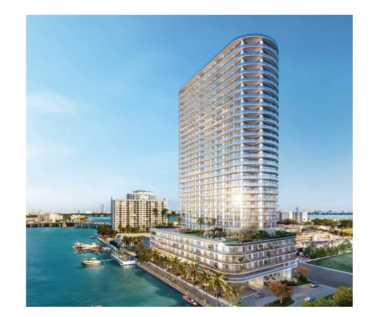 Continuum Club & Residences glass tower rendering | The Next Miami