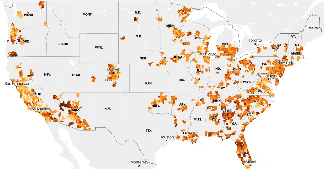 All-cash buyers are still snapping up homes. See where they're buying. - The Washington Post