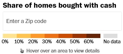 All-cash buyers are still snapping up homes. See where they're buying. - The Washington Post