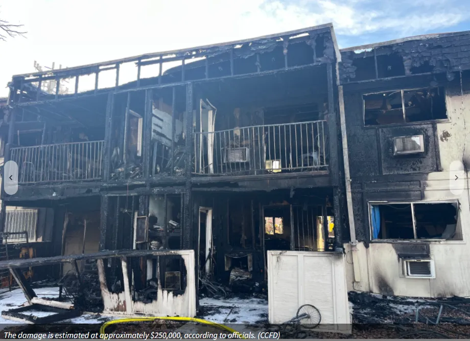 Condominium fire in south Las Vegas valley damages 10 units, leaves 2 cats dead