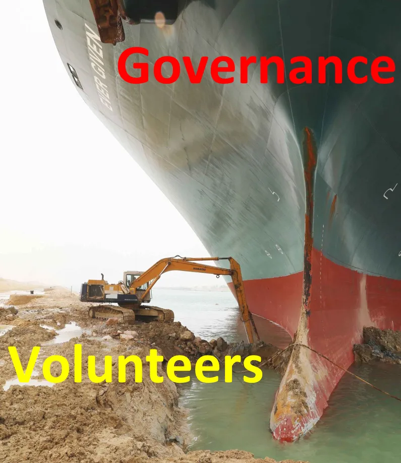Governance is daunting - Volunteers
