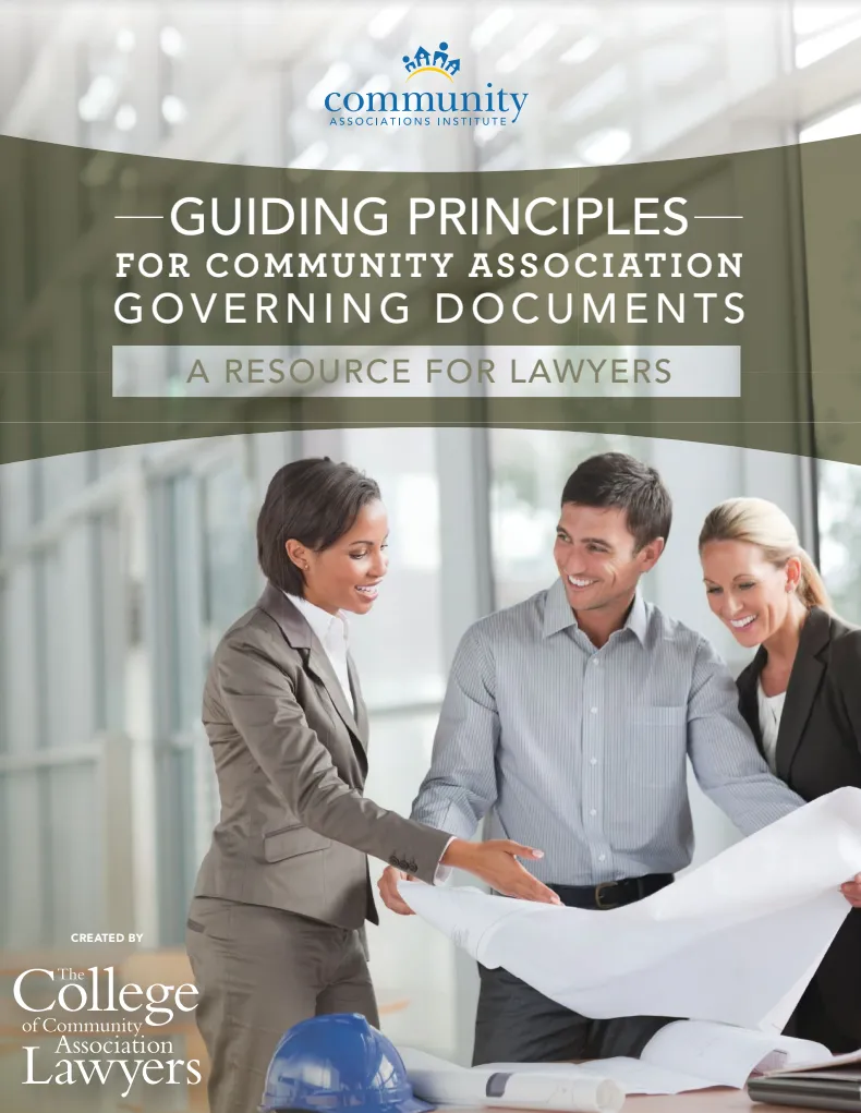 CAI Guiding Principles for CIC Governing Documents