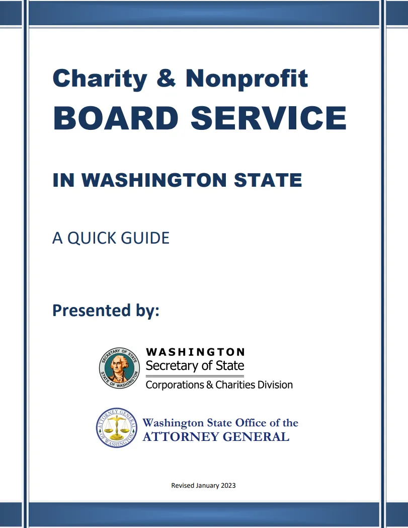 Washington Secretary of State educational materials